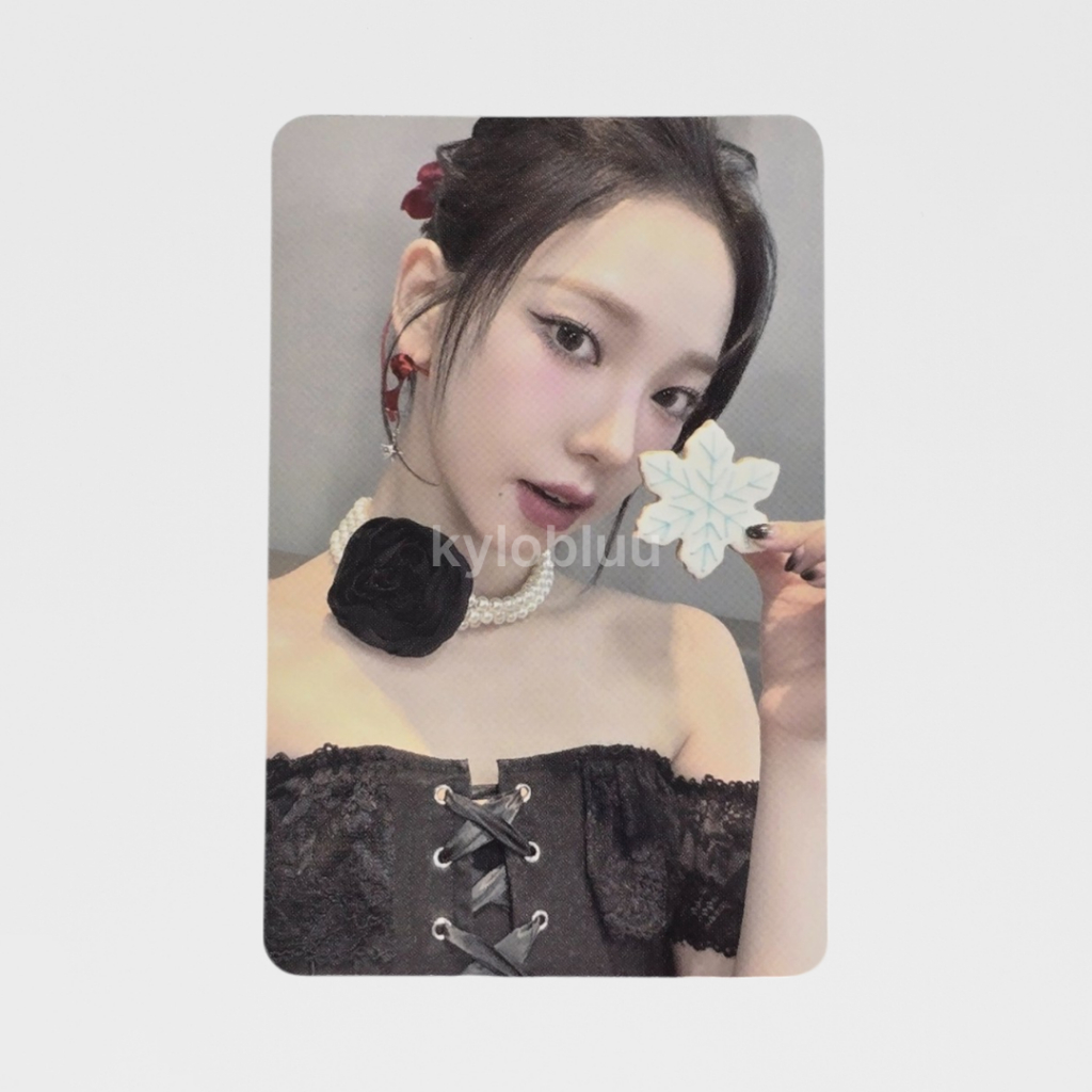[READY] PHOTOCARD PC OFFICIAL AESPA KARINA TC TRADING CARD CONCEPT KONSEP PINK CHRISTMAS 2023 SNOWFL