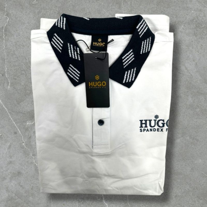 Kaos Kerah HUGO SELECTION Original 100%[COD]kaus import pria terbaru//baju distro//t-shirt