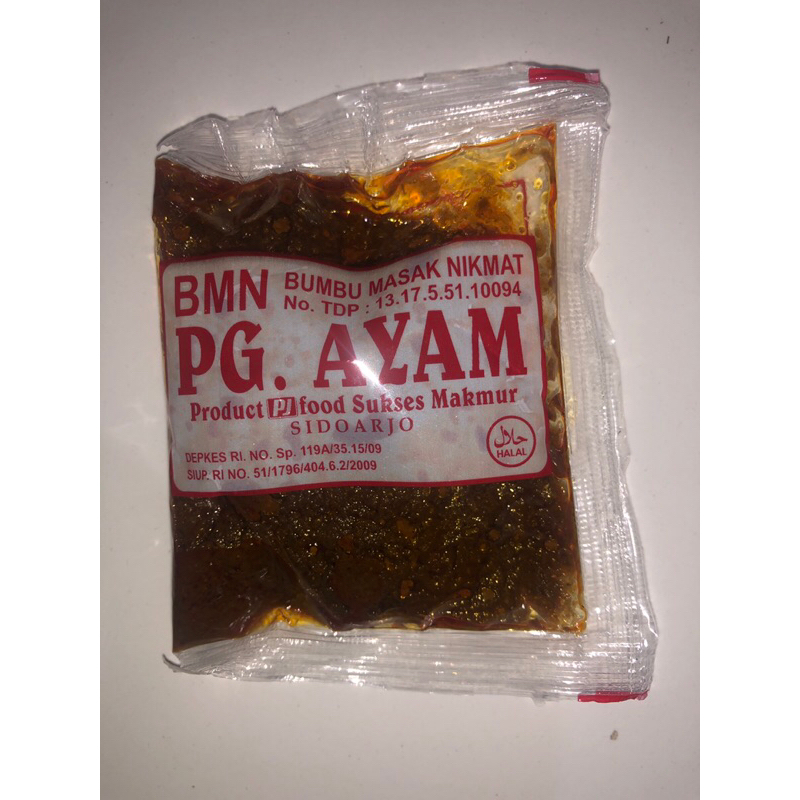 

PG AYAM - bumbu masak bmi / bmn / bmm