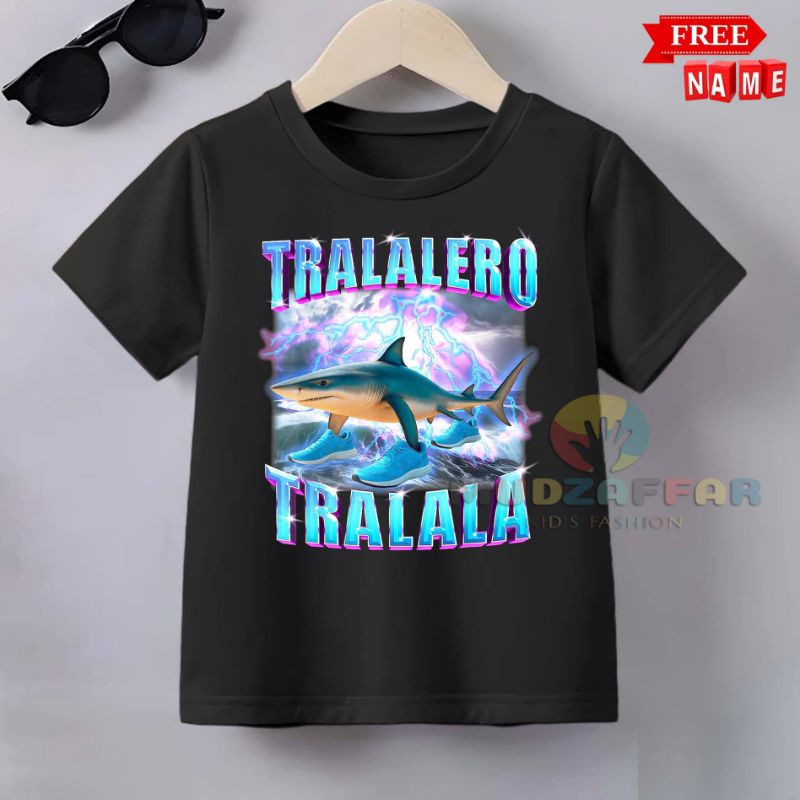 BAJU KAOS ANOMALI TRALALERO TRALALA KAOS ANAK TRALALERO TRALALA