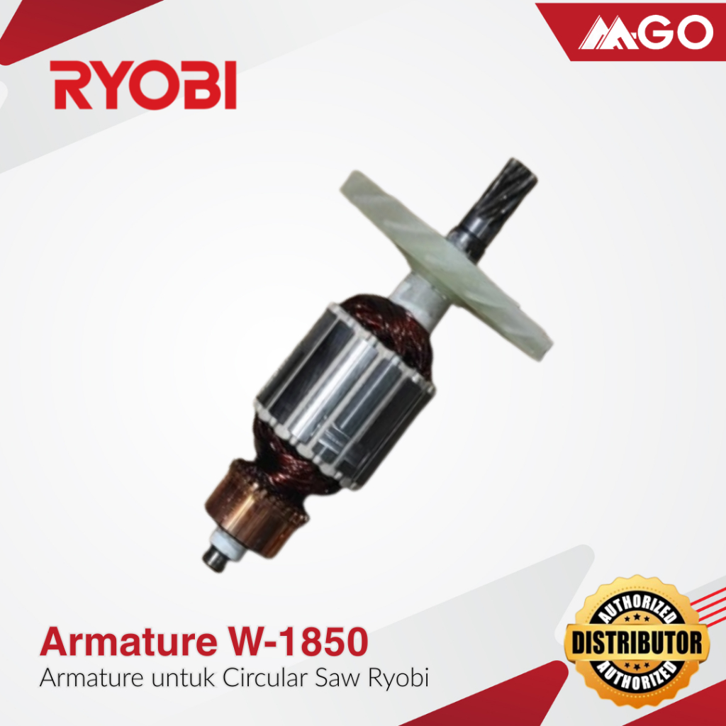 RYOBI Sparepart Armature 3254067 220V W-1850 Circular Saw