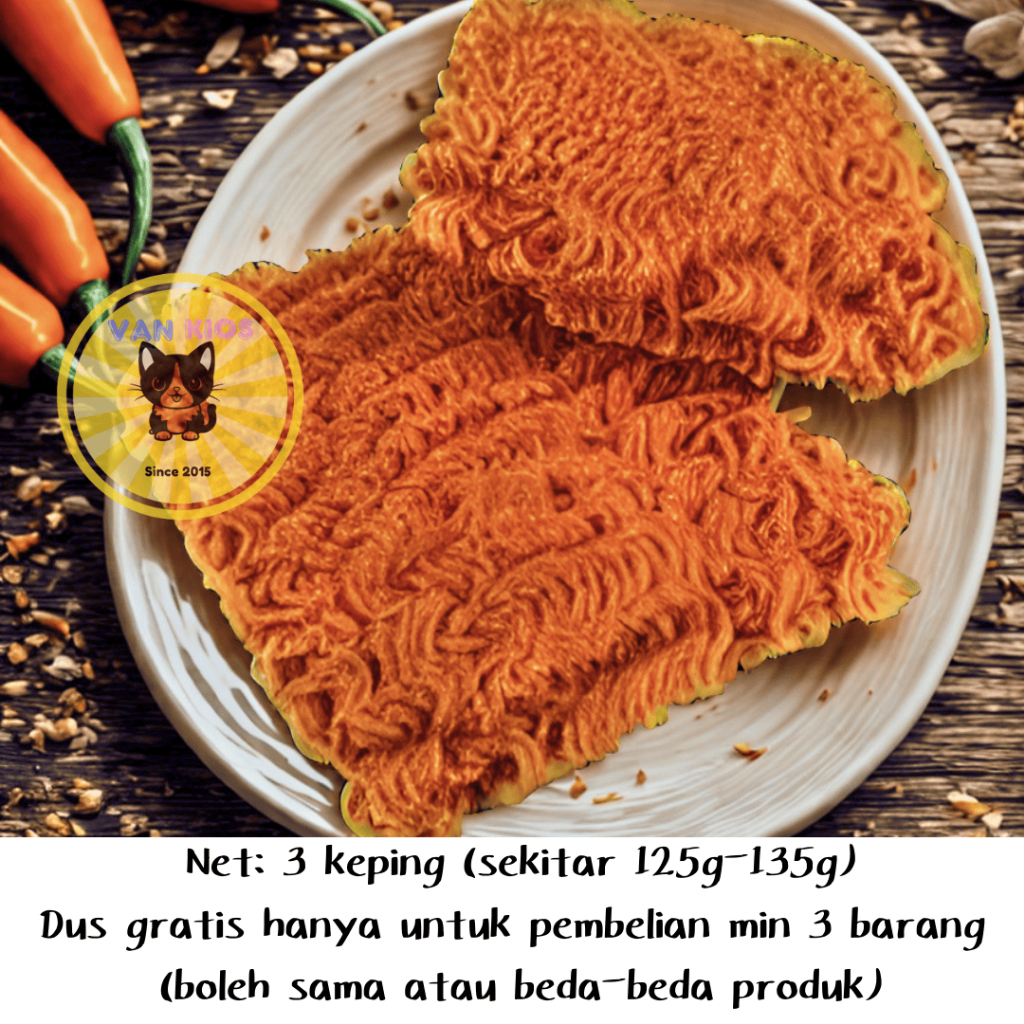 

mie kremes riki super pedas (isi 3keping sekitar net 135-145g)