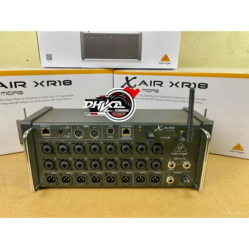 MIXER DIGITAL BEHRINGER XAIR XR 18 By Midas ORIGINAL / Mixer Digital Behringer Xair XR 18 Original /