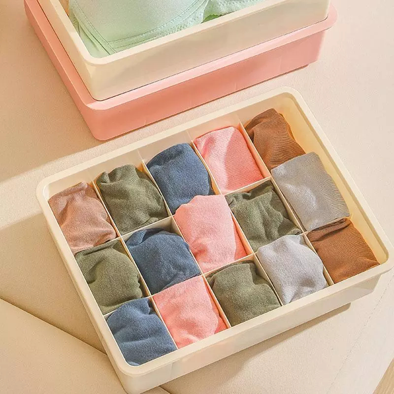 Kotak Penyimpanan Celana Dalam & Pakaian Dalam - Organizer Praktis & Pembagi Laci