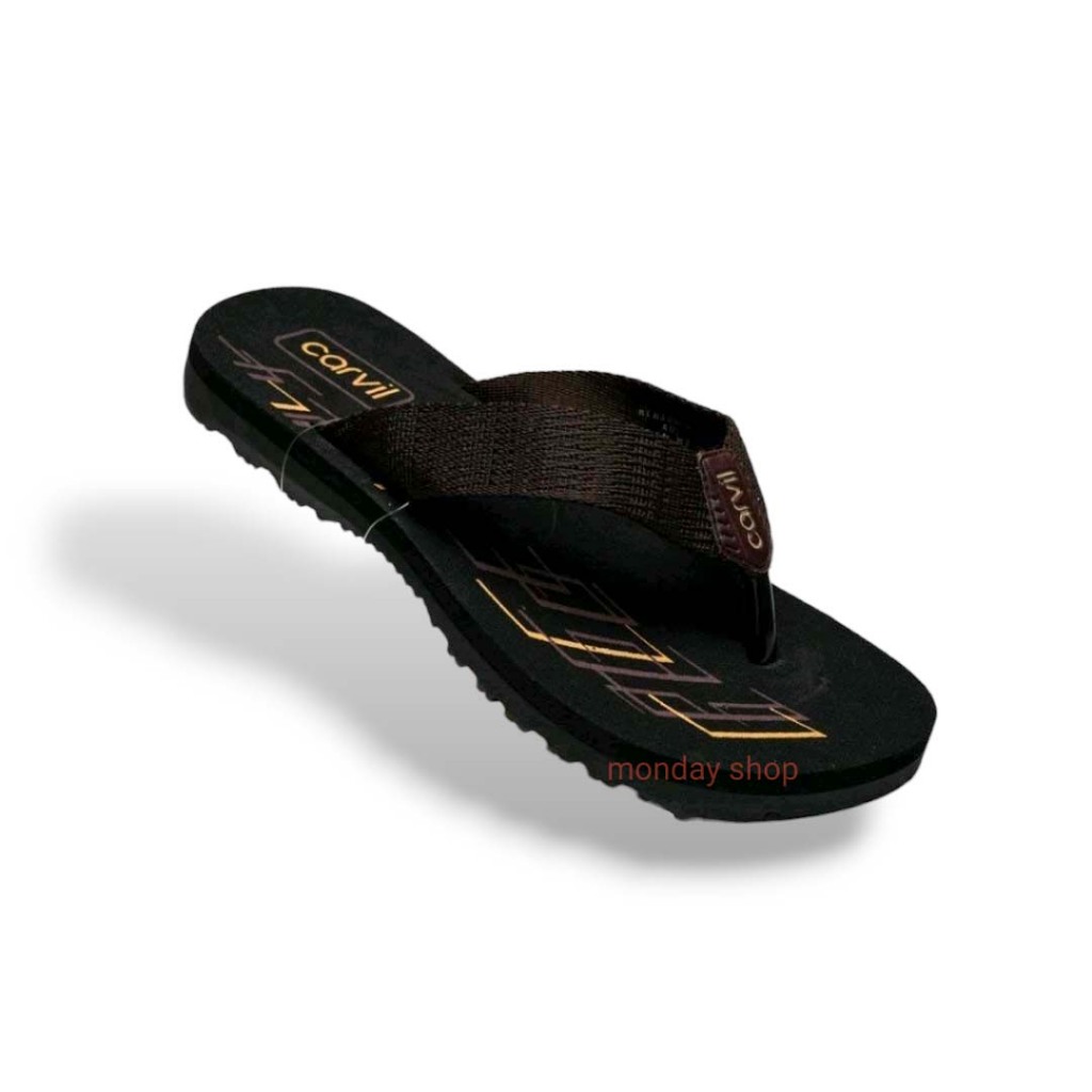 sandal terbaru carvil model jepit pria dan wanita tapak karet anti slip ukuran 33-44