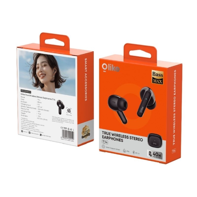 Headset Bluetooth Olike TWS T114 Original
