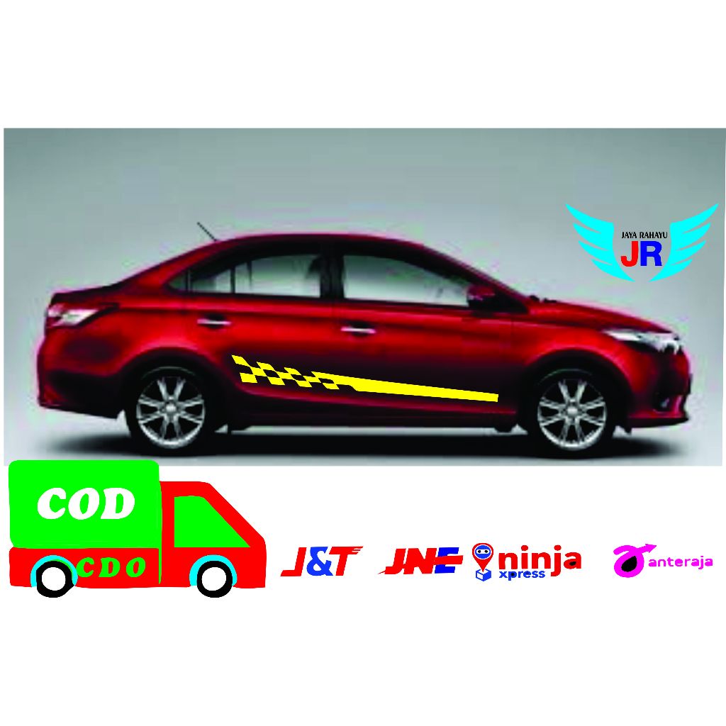stiker list body mobil sedan CITY stiker list bodi samping mobil honda city stiker sedan vios G