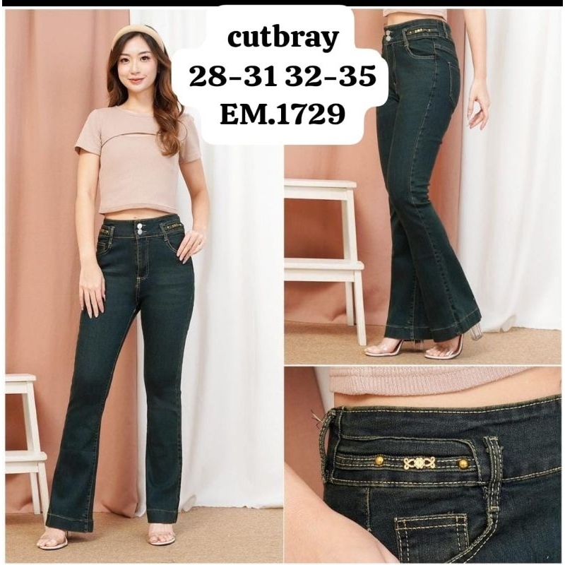 Celana Jeans Cutbray Terbaru Terlaris Kerent