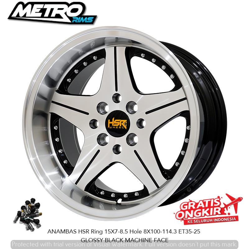 velg racing celong terbaru ring 15 untuk mobil brio agya ayla mirage velk hsr anambas R15x7-85
