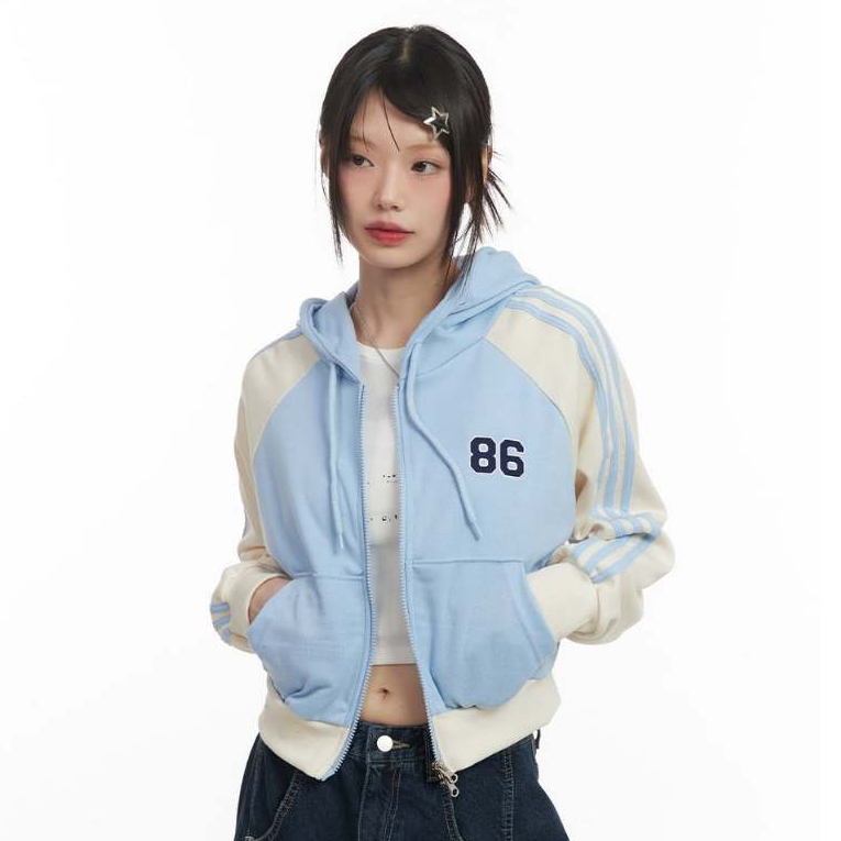 Aseo.official Jacket Zipper 86 Hoodie Sleting Wanita || Jacket Wanita Korean Style Kekinian