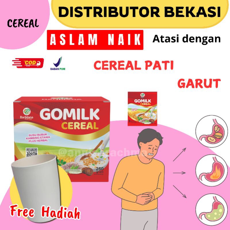 

[BISA COD + GARANSI] ASAM LAMBUNG TERJAGA dengan GOMILK SEREAL