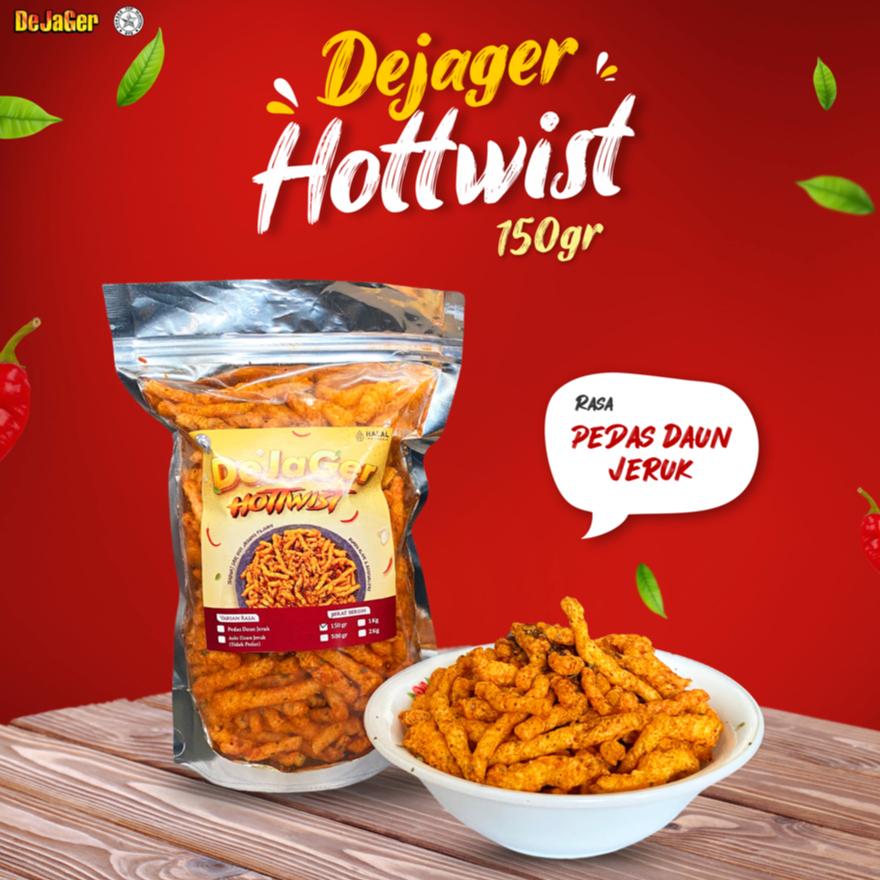 Dejager Hottwist Pedas Daun Jeruk 150gr