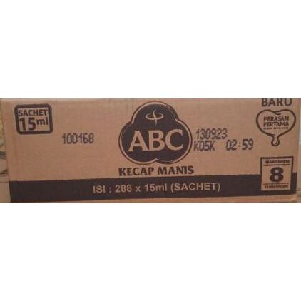 

Kecap Manis ABC Kemasan Renceng 15 ml 12 sachet | KEMASAN KARTON ISI 16 RENCENG