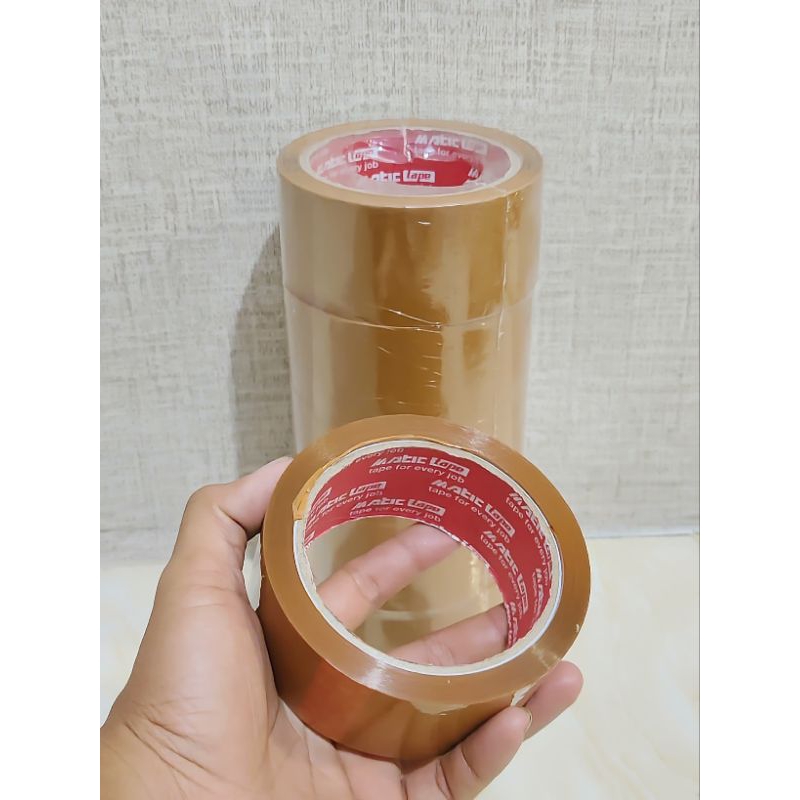 

Isolasi/Lakban Coklat 45mm x 100y