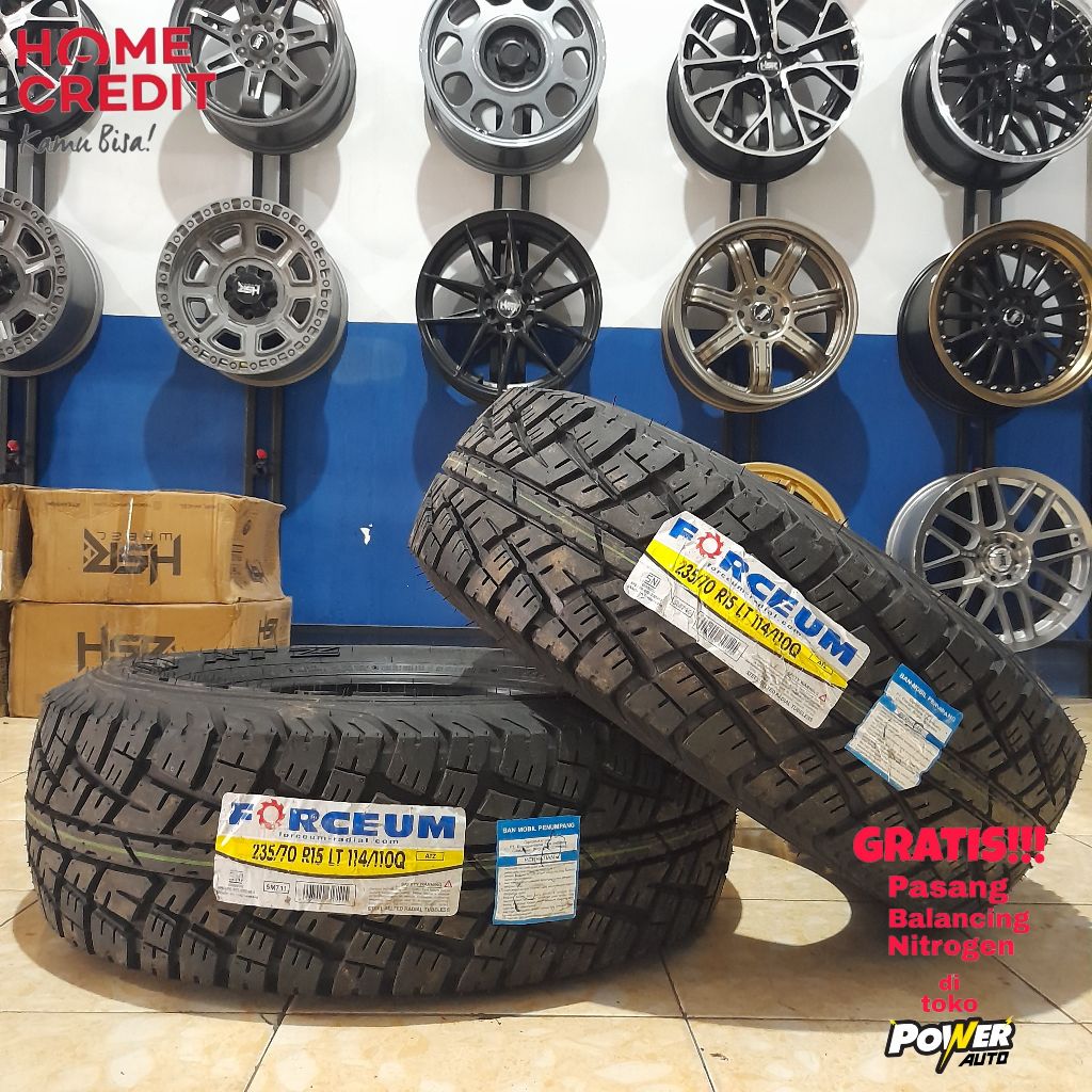 BAN TUBLES TAHUN BARU 235 70 R15 FORCEUM ATZ