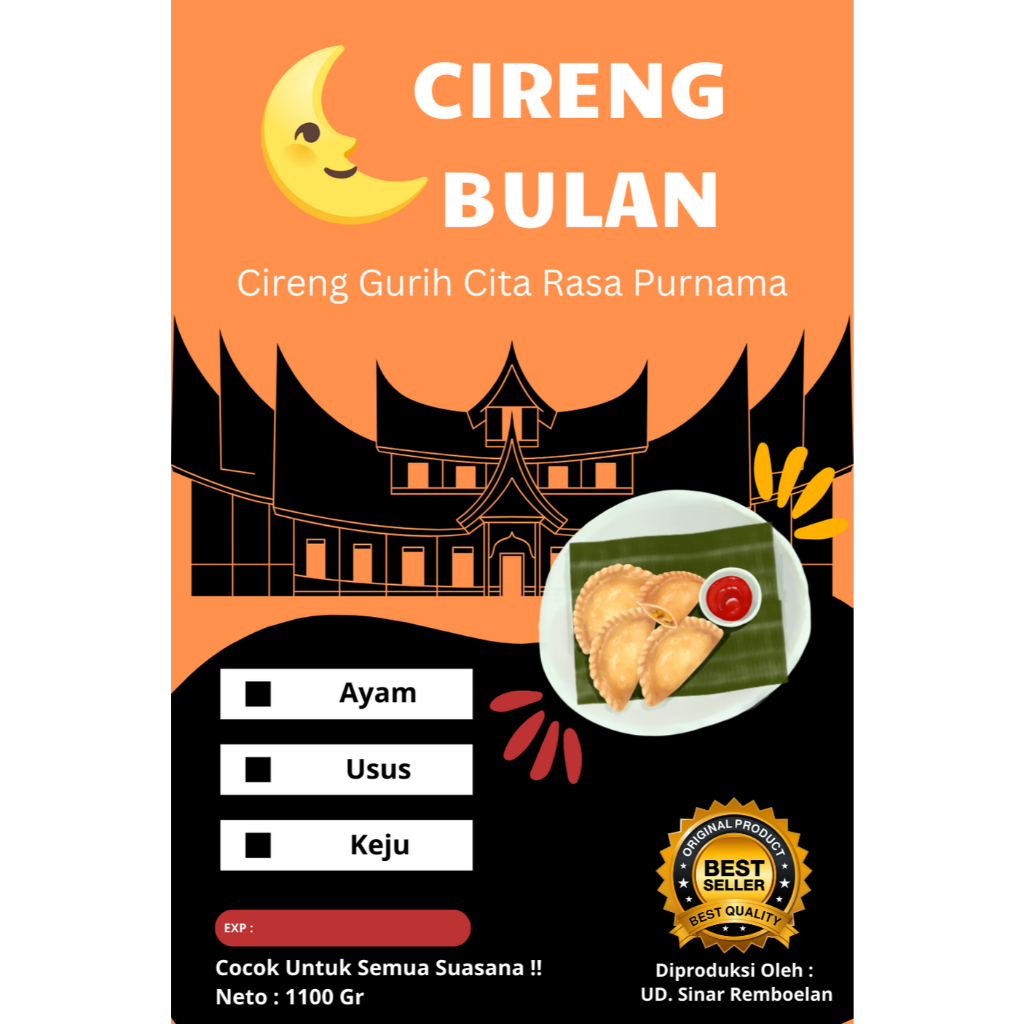 

Cireng Bulan Viral! Isi Keju / Ayam / Usus – Camilan Frozen Renyah & Gurih