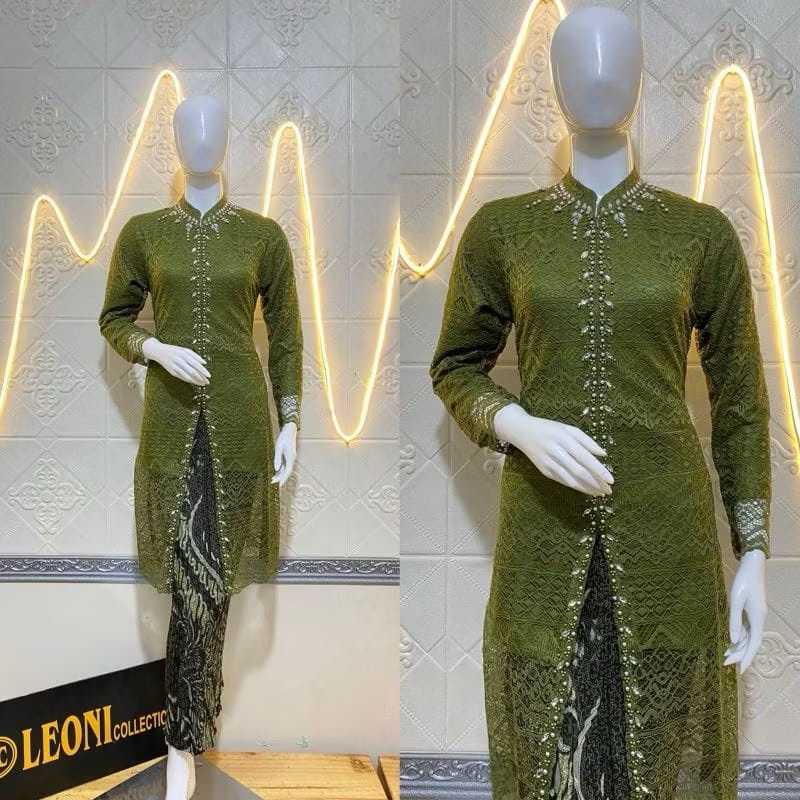 3S Fashion - REAL PICT BAJU KEBAYA BRUKAT PAYET MEWAH BISA UNTUK KONDANGAN/RESEPSI PERNIKAHAN