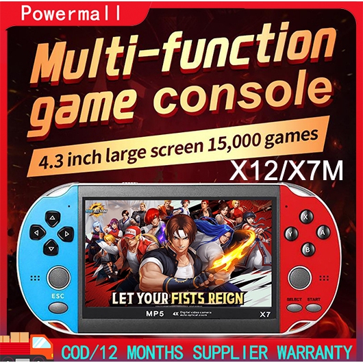 Hermanstore11 Gameboy Konsol Game Psp X12 X7 Screen Besar 3.5/5.5 Inch 8G Mp5 Musik Video Player