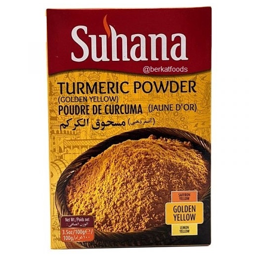 

Turmeric Powder Suhana / Haldi Golden Yellow Manjal Curcuma / Kunyit Bubuk Murni Kurkum
