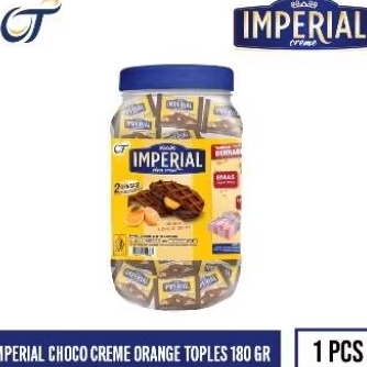 

IMPERIAL CHOCO CREAM ORANGE TOPLES 180GR 1 DUS ISI 6