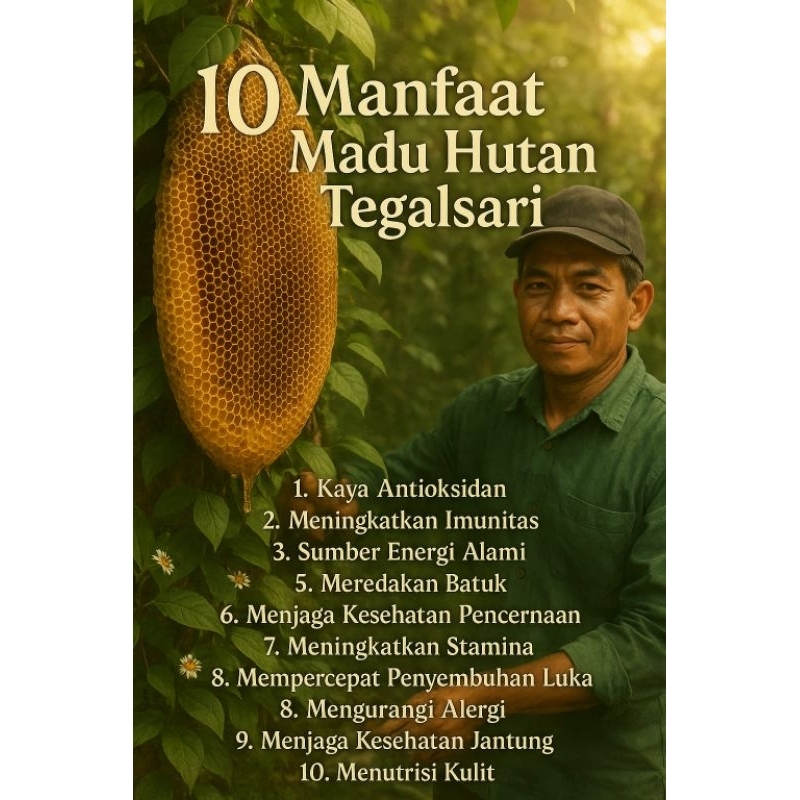 

madu multiflora asli 100%,tidak ada campuran apapun berat 300gr-700gr