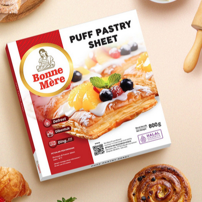 

Bonne Mere Puff Pastry Sheet - Kulit Pastry Lembaran 800 gram