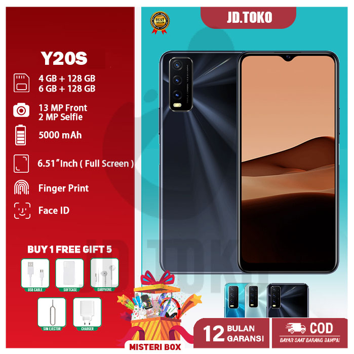 HP Vivo Y20s 6/128GB Bergaransi