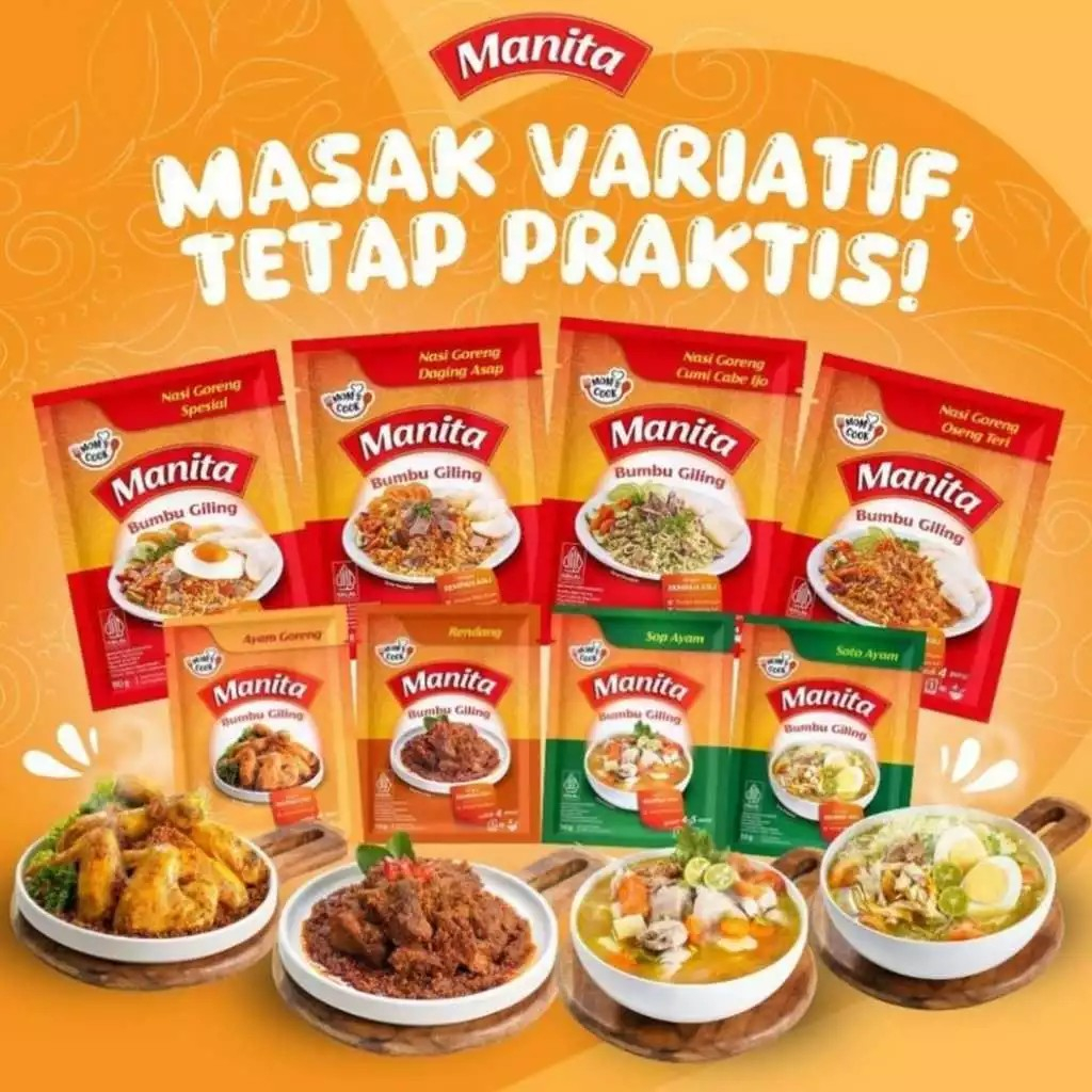 

Manita Bumbu Sayur Instan 50 gr Praktis Lezat Tanpa Bahan Pengawet Halal Rempah Asli Steril Siap Masak -Spices