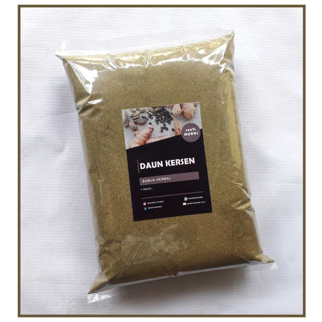 

Daun Kersen Bubuk 100 gram / 250 gram / Serbuk Daun Talok Garansi Terjamin 100% Asli Murni / Simplisia Kering Daun Kersen / Bahan Ekstrak Daun Kersen Premium / Jamu Herbal Daun Kersen Tradisional Tanpa Bahan Pengawet