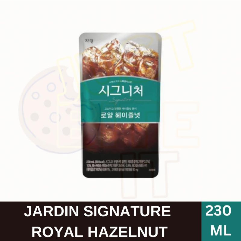 

JARDIN SIGNATURE ROYAL HAZELNUT 230 ML - MINUMAN INSTAN RASA KOPI HITAM + HAZELNUT ALA KOREA JARDIN 230 ML