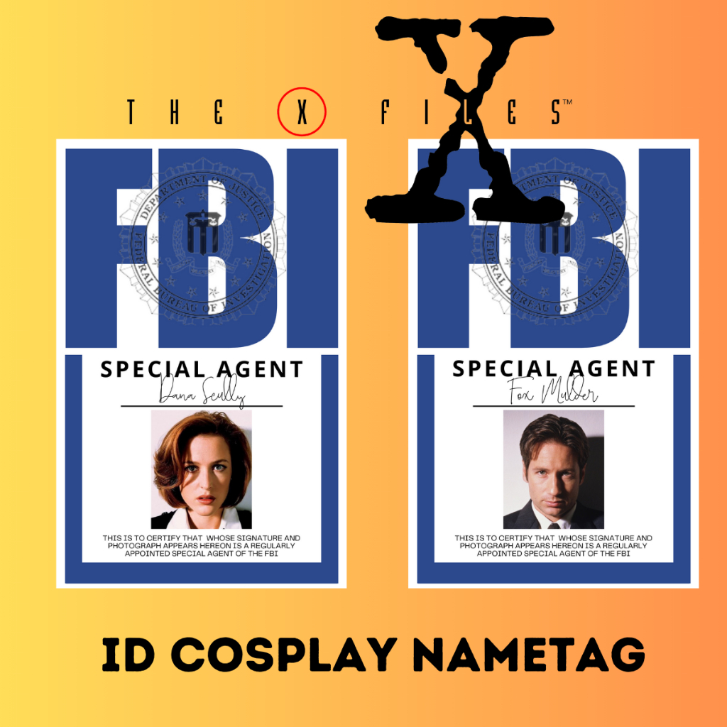 

The X-Files Prop ID Badge Cosplay Nametag