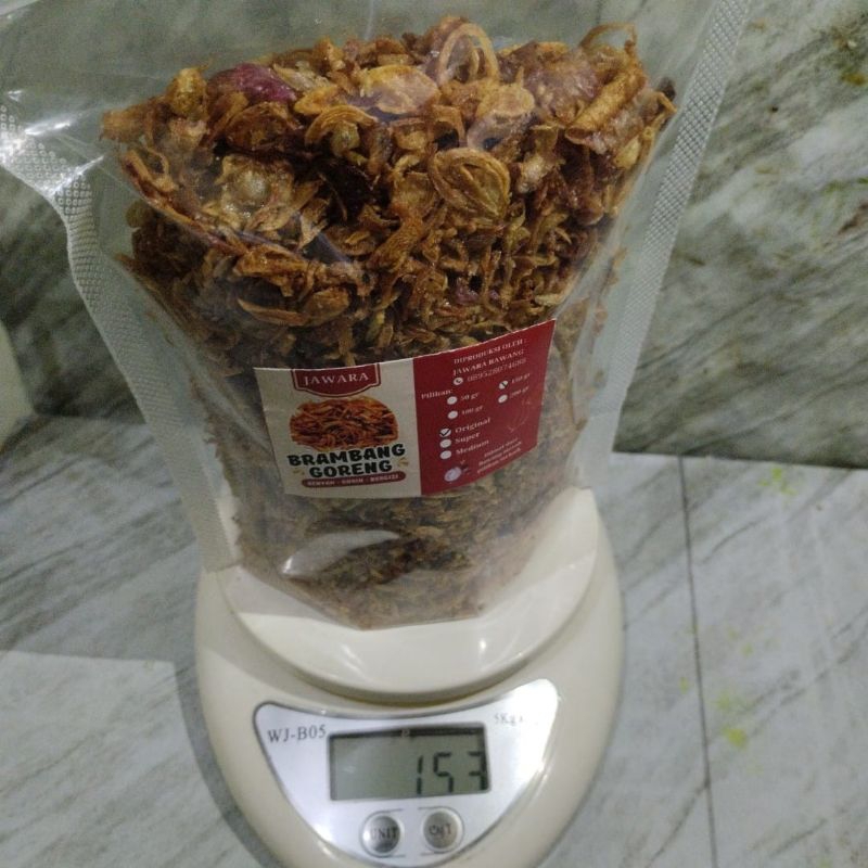 

brambang/bawang goreng (asli/ori/murni) 150gr