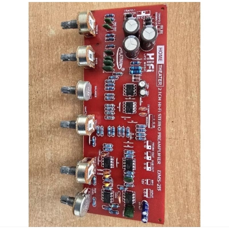 DMS-215 KIT TONE CONTROL 2.1CH DMS215 TANPA PANEL ECHO