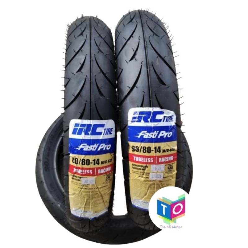 IRC Fasti Pro 80/80-14 | 90/80-14 | 100/80-14 Bonus Pentil Ban IRC Soft Compound IRC Racing Ban Bala