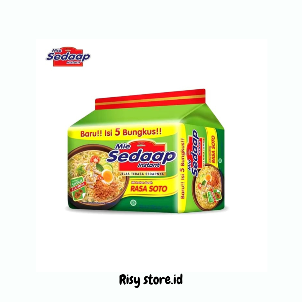 

ISI 5 MIE SEDAAP SOTO 75 gr