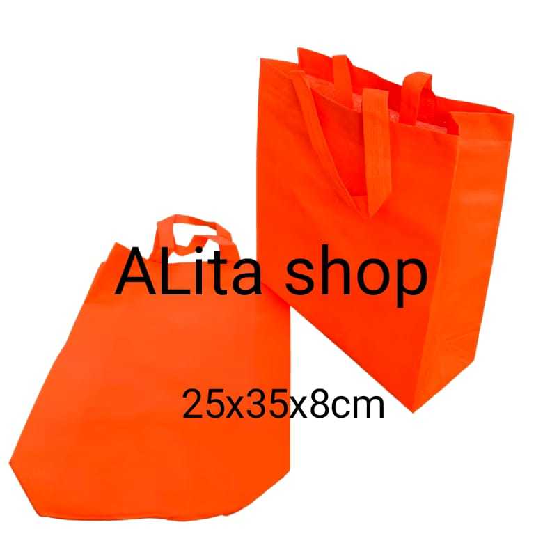 

TAS SPUNDBOND 25X35X8 cm NON SABLON/POLOS GOODIEBAG