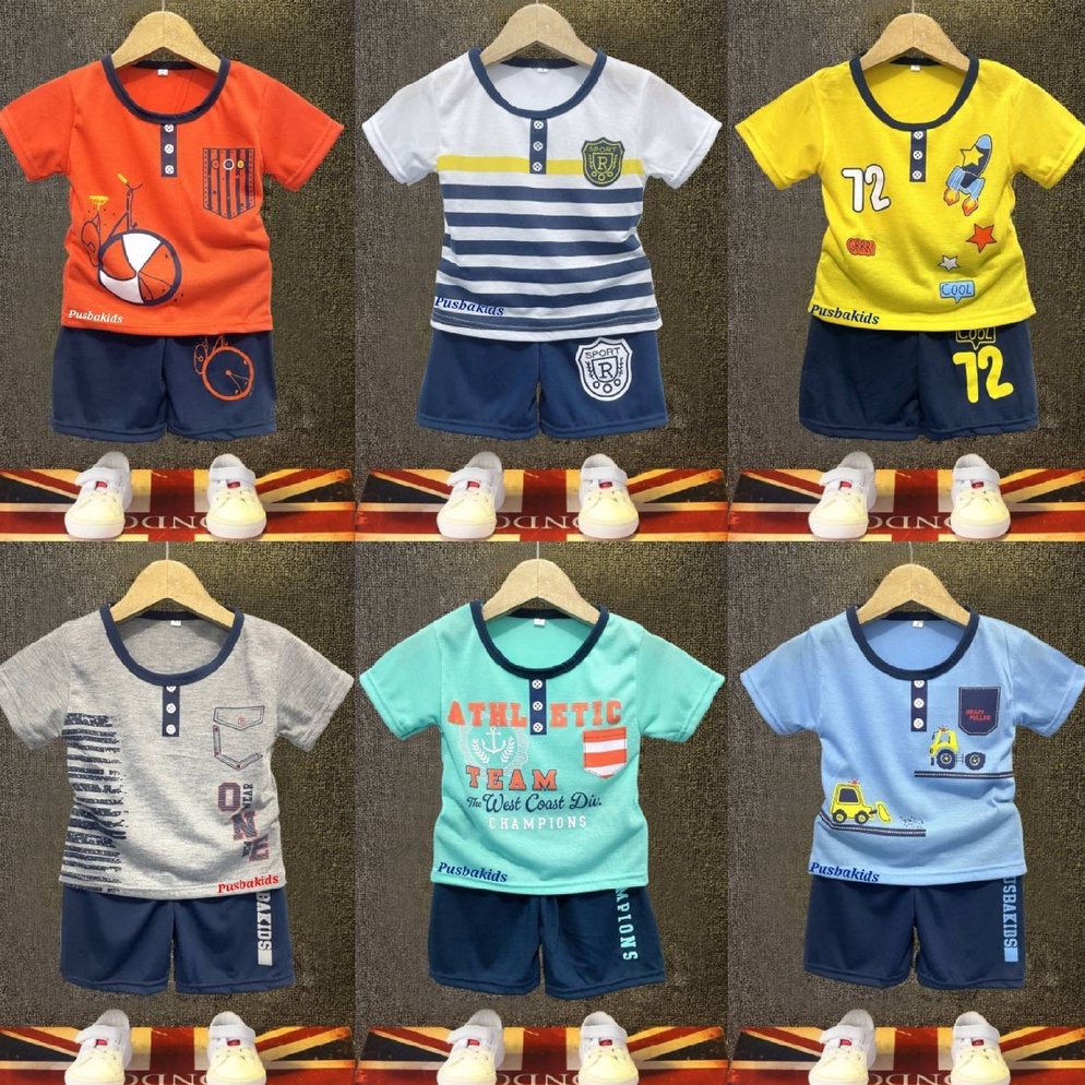 Ekslusif disini Pusbakids Set Cowok Baju Setelan Anak Laki Laki Anak BagusBaju Anak Cowok Murah 8 Th