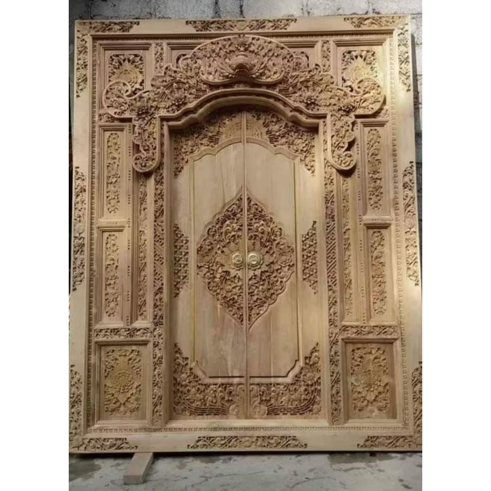 Pintu Utama Kayu Jati Ukir Stell Bali gebyok ukir bali