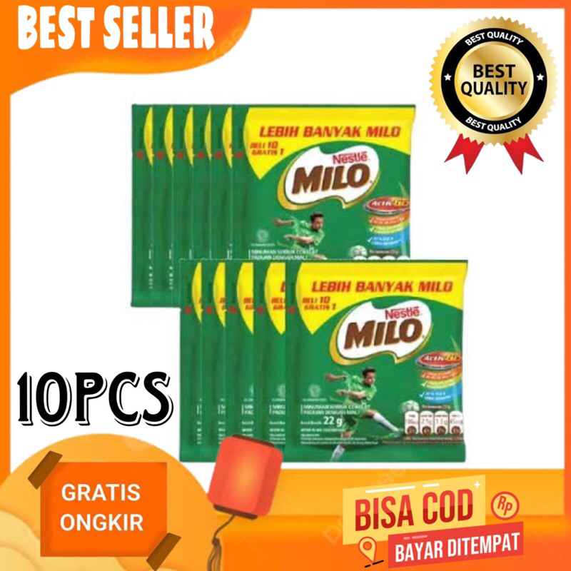 

[Promo] Milo Activ Go 22g 10 + 1 pcs Harga Spesial / Paket Hemat! Milo Activ Go 22gram Isi 10 - Harga Paling Murah / Milo Activ Go 22gr x 10 Termurah