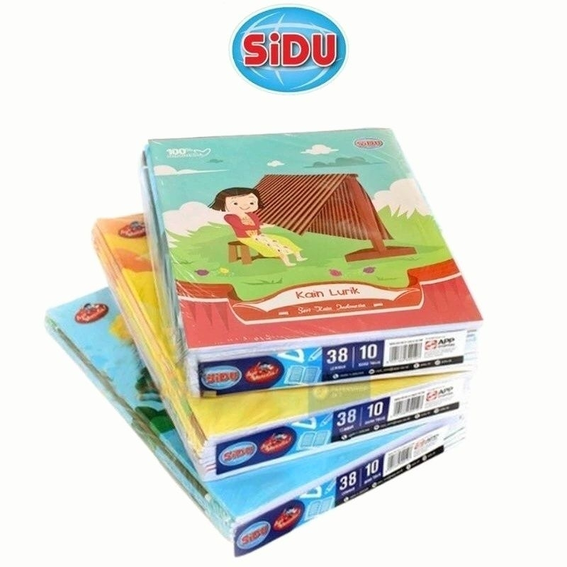 

Buku Tulis SiDu 38 Lembar Sinar Dunia 1 pack Buku Tulis isi 10 pcs
