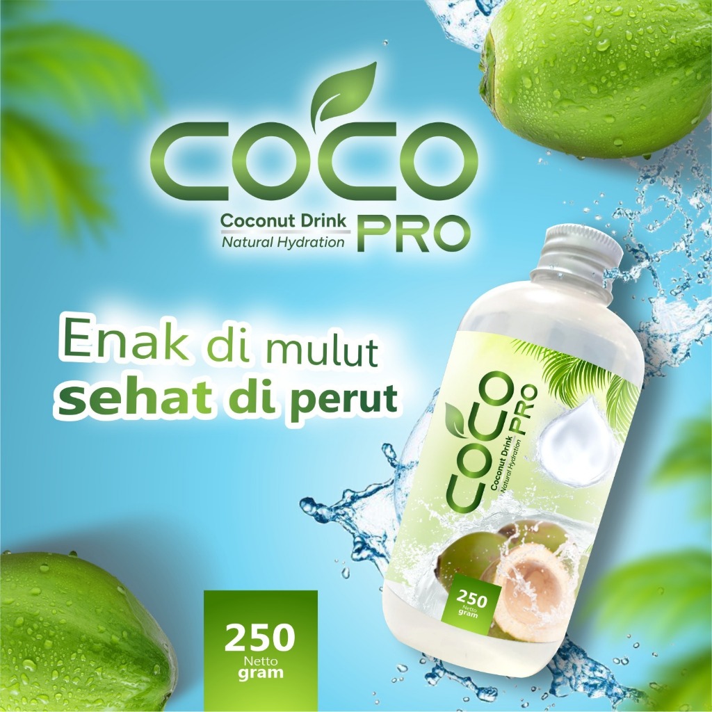Coco Pro Probiotik BIO TECH 10+ Cocopro Isi Air Kelapa dan Madu Instan 250 Gram Enak di Mulut Sehat
