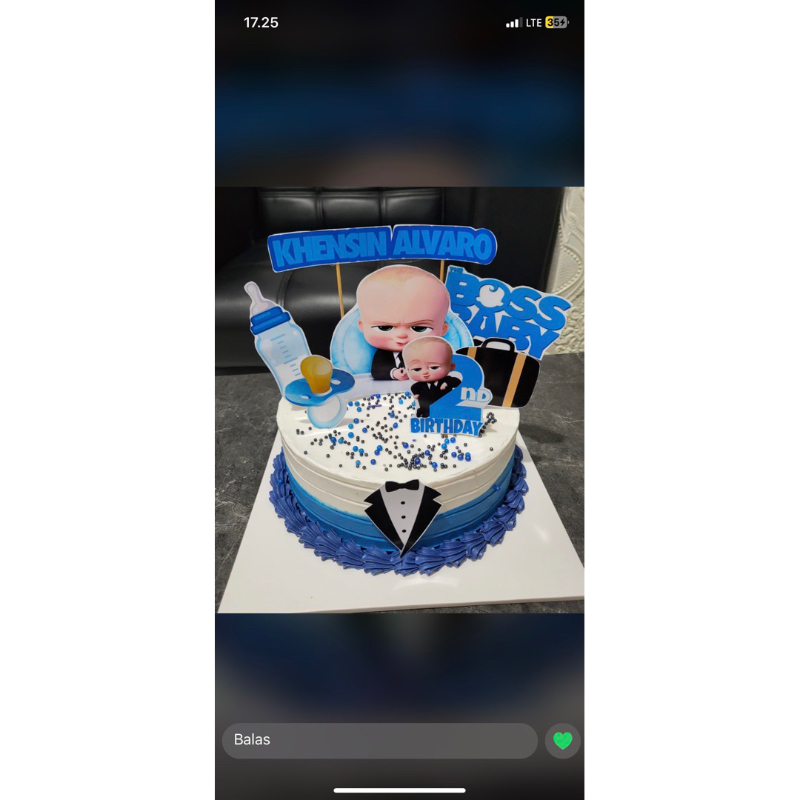 

CAKE TEMA BABY BOSS KUE ULANG TAHUN ANAK LAKI-LAKI BISA CUSTOM