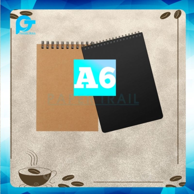 

Watercolor paper Sketchbook ring spiral 250gsm A6 Kertas tebal Tidak Tembus