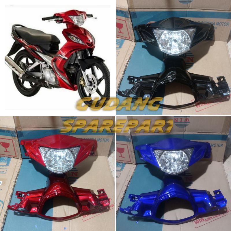 Batok kepala depan jupiter mx old 2005-2009, batok jupiter mx lama, totok jupiter mx, batok lampu ju