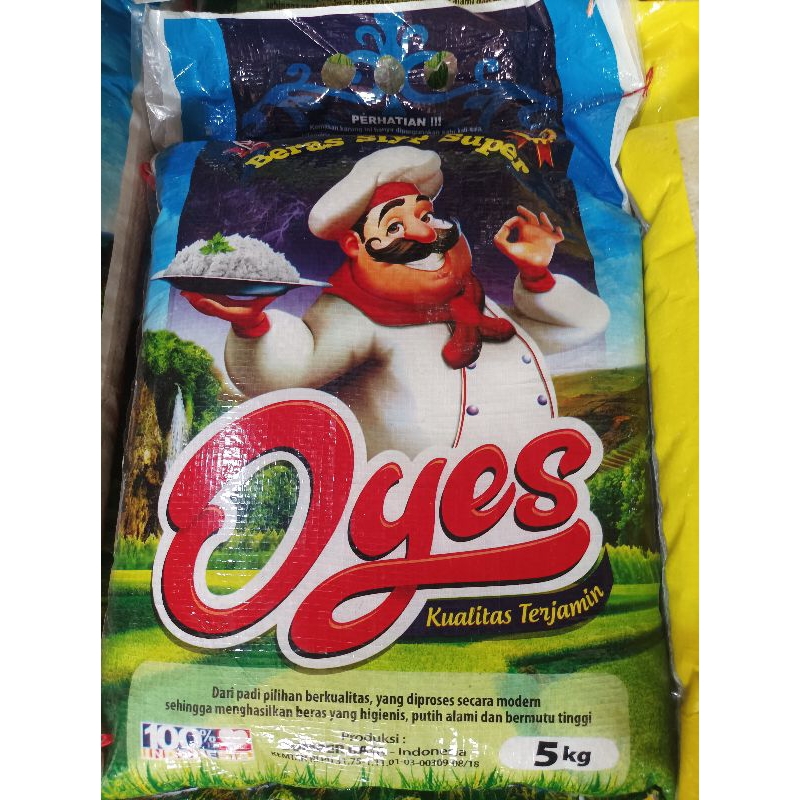 

Beras pulen merek Oyes tersedia ukuran 5kg/10kg/20kg