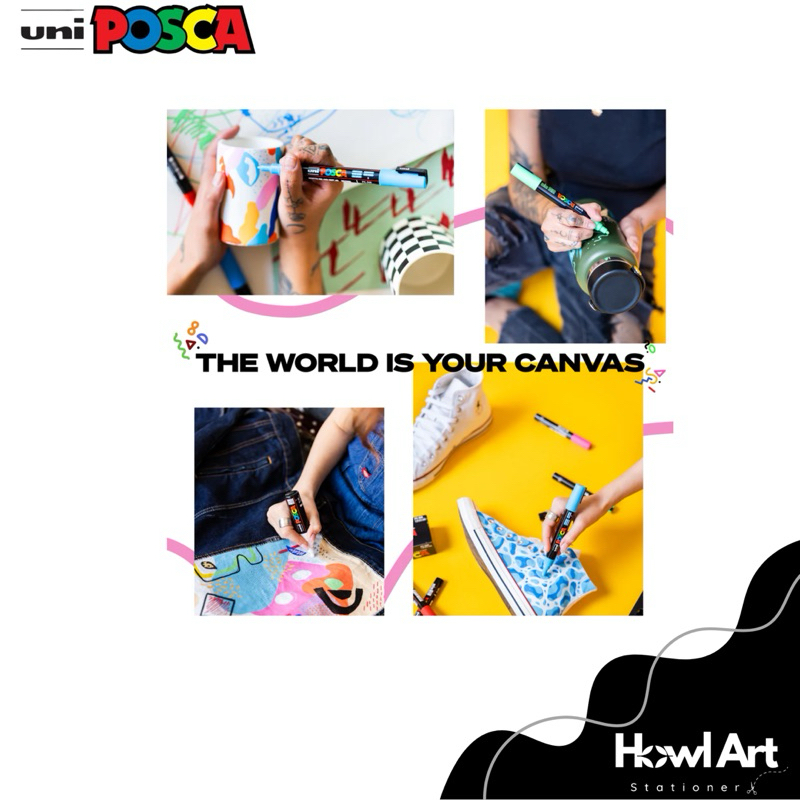

Ay00! UNI Posca PC-3M 30 Colour Paint Acrylic Marker Import
