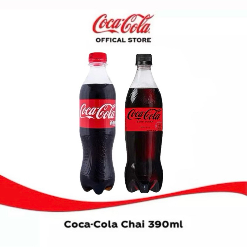 

Coca Cola Original / Zero Sugar - Minuman Bersoda 390 ml