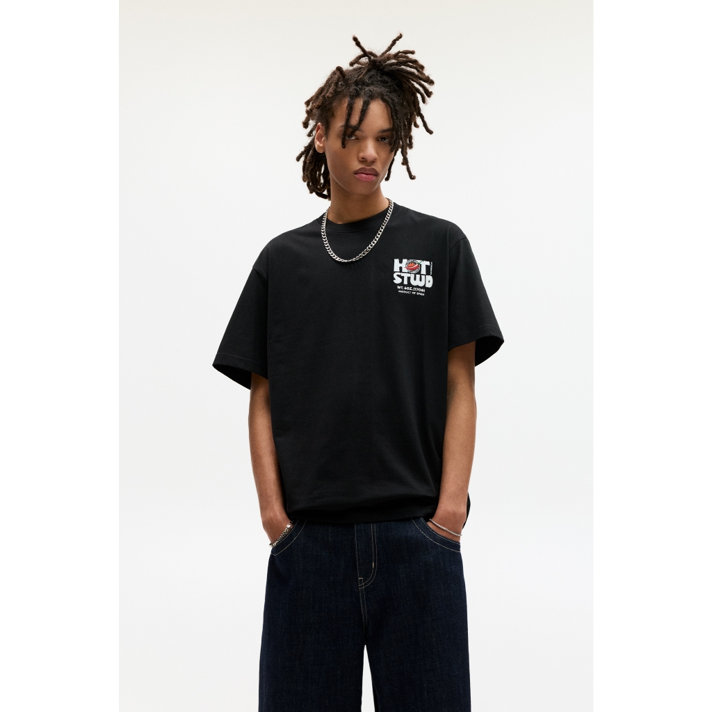 Pull&Bear STWD embroidered chilli pepper T-shirt