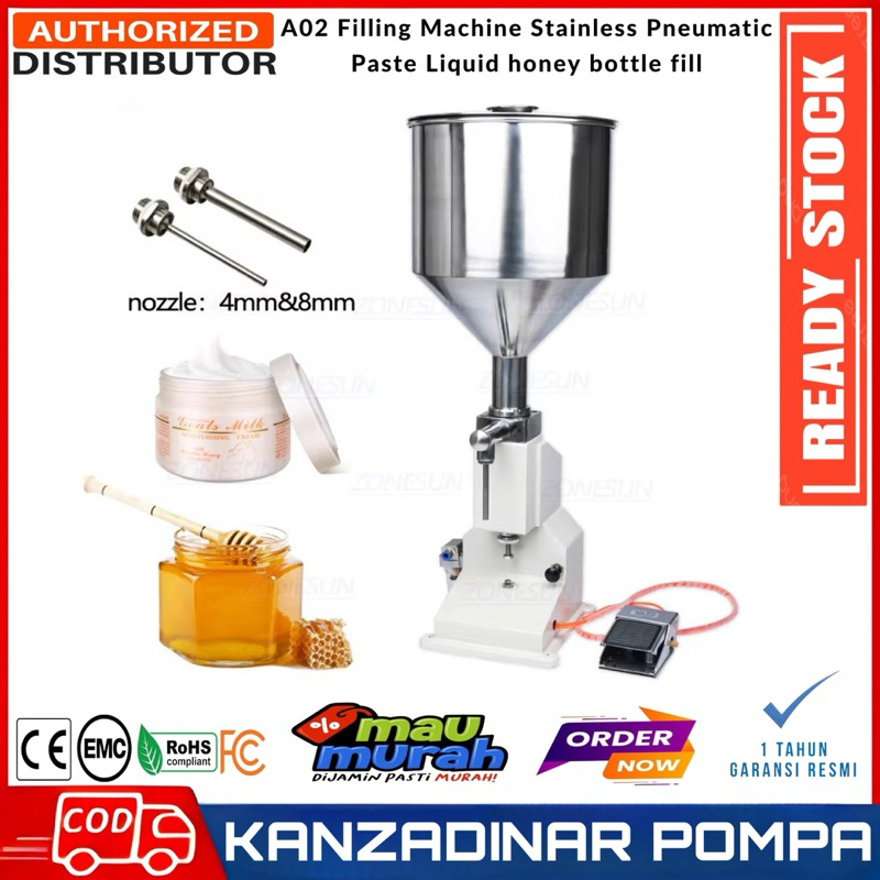 Mesin Filling Pengisi Pasta Liquid Pneumatic A-02 Original