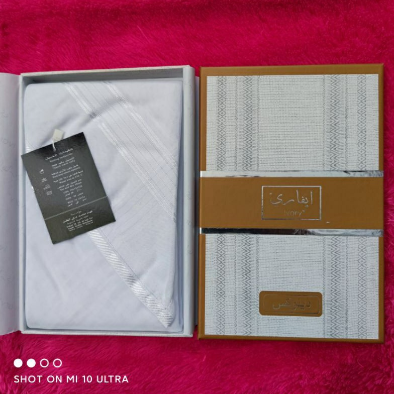 sorban putih ivary made in saudi arabia KODE T2D5